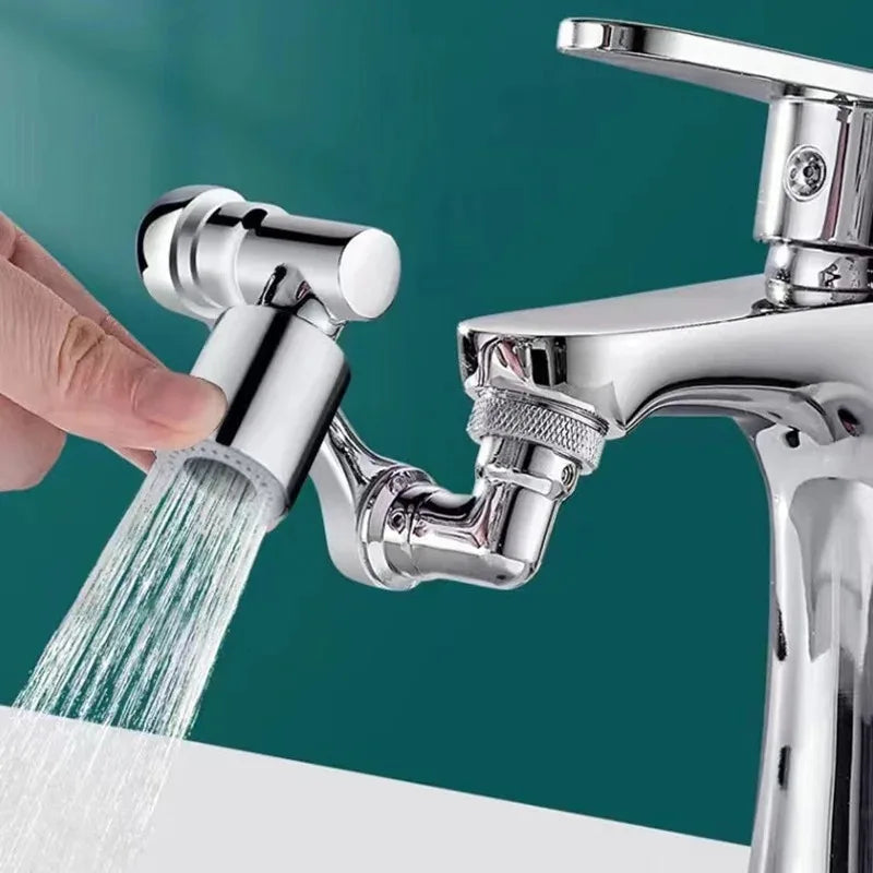 ModoHome™ 1080° Rotatable Faucet Extender – Splash Filter & Multi-Angle Sink Aerator