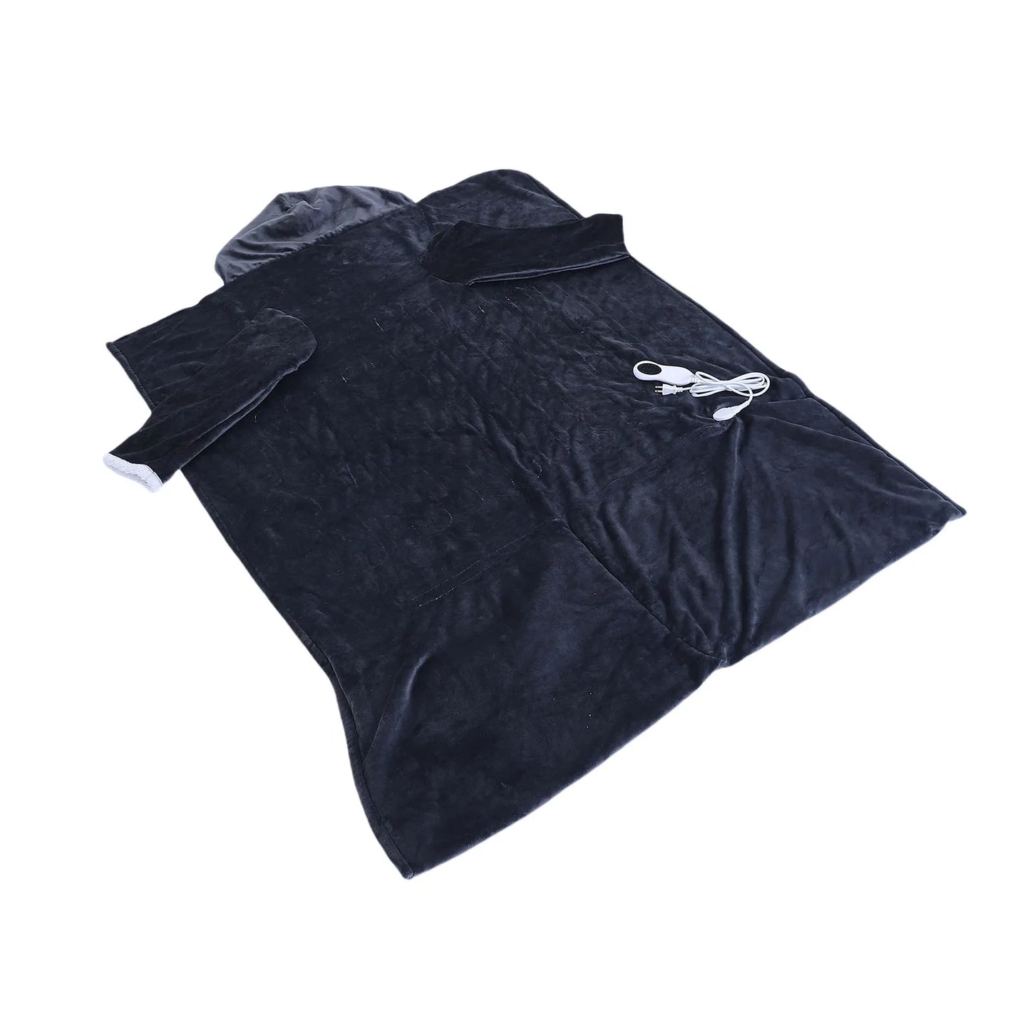 ModoHome™ Heated Wearable Blanket with Sleeves & Foot Pocket