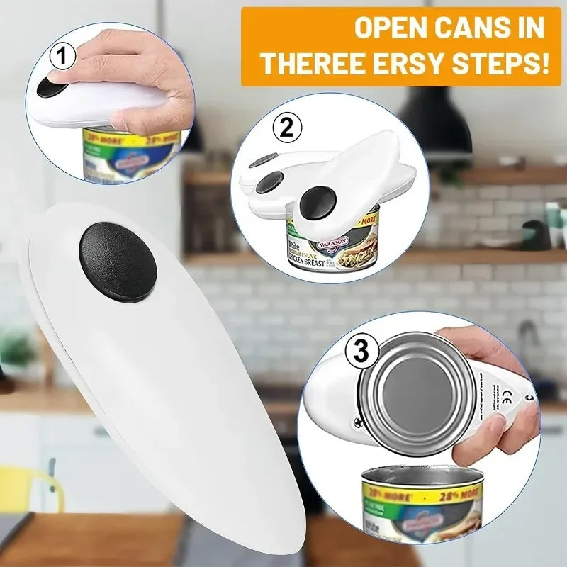 ModoHome™ Automatic Can & Jar Opener – Hands-Free Electric Tin Opener