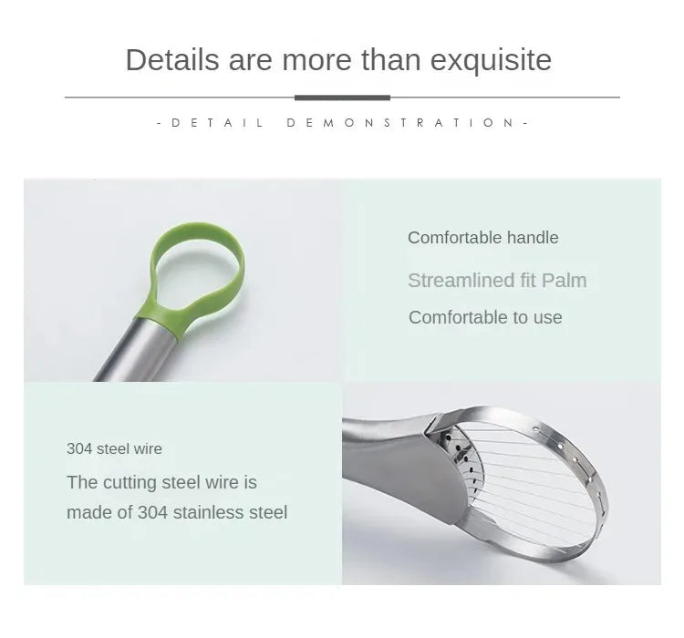 ModoHome™ 3-in-1 Avocado Slicer – Stainless Steel Cutter & Pitter