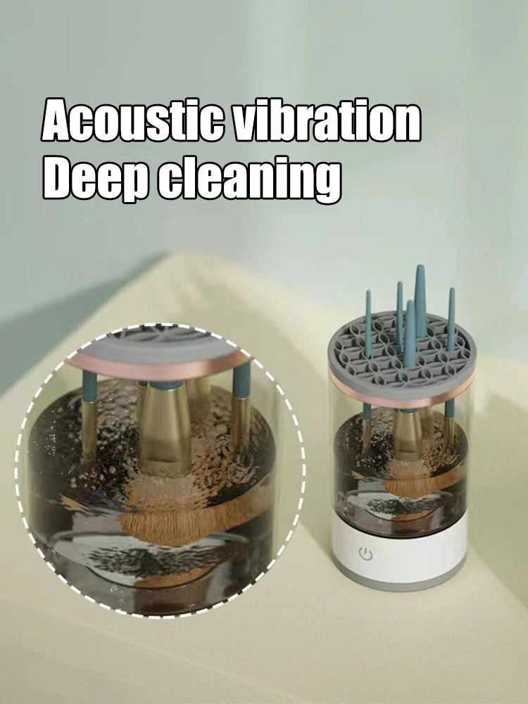 ModoHome™ Automatic Makeup Brush Cleaner – Rotating Deep-Clean Device
