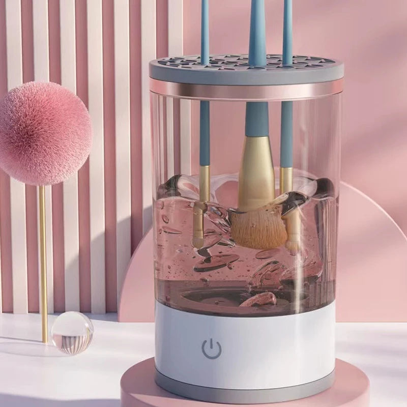 ModoHome™ Automatic Makeup Brush Cleaner – Rotating Deep-Clean Device