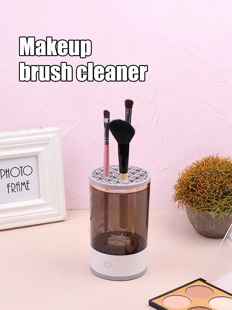 ModoHome™ Automatic Makeup Brush Cleaner – Rotating Deep-Clean Device