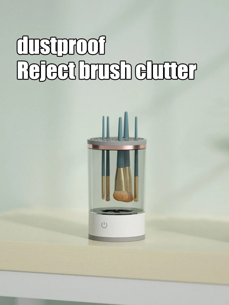ModoHome™ Automatic Makeup Brush Cleaner – Rotating Deep-Clean Device