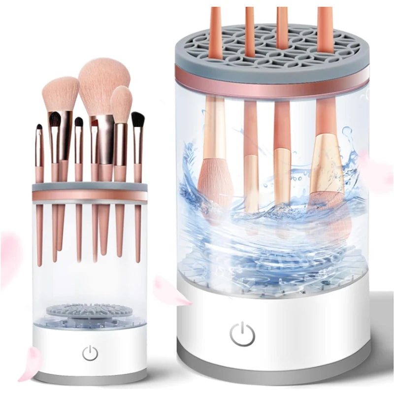 ModoHome™ Automatic Makeup Brush Cleaner – Rotating Deep-Clean Device