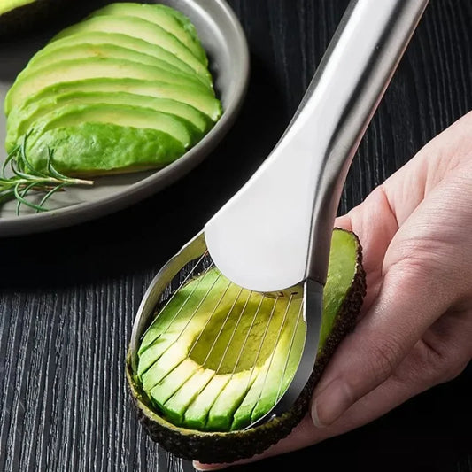 ModoHome™ 3-in-1 Avocado Slicer – Stainless Steel Cutter & Pitter