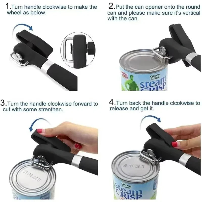 ModoHome™ Automatic Can & Jar Opener – Hands-Free Electric Tin Opener