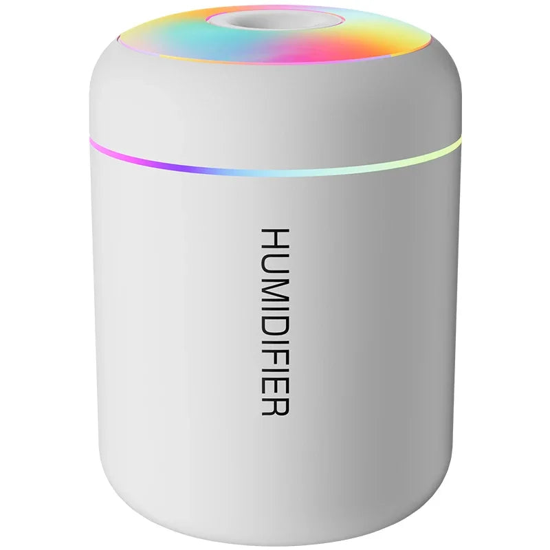 ModoHome™ 180ML Mini Air Humidifier – USB Portable Aroma Diffuser with LED Ambient Light