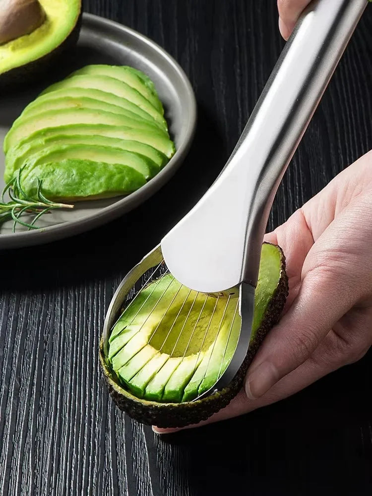 ModoHome™ 3-in-1 Avocado Slicer – Stainless Steel Cutter & Pitter