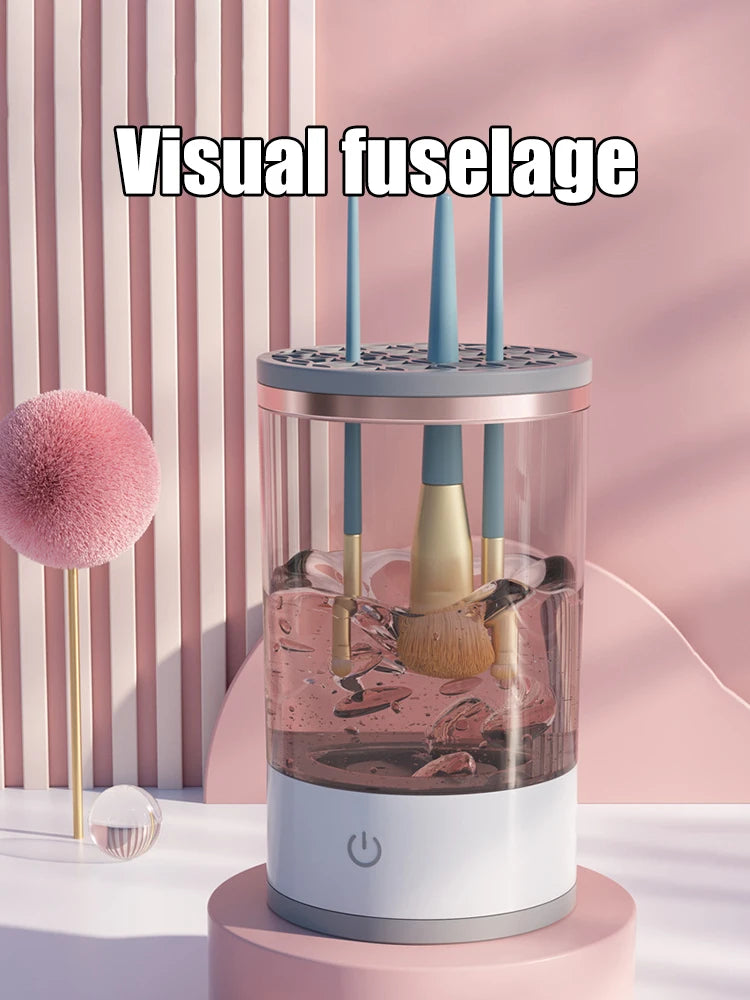 ModoHome™ Automatic Makeup Brush Cleaner – Rotating Deep-Clean Device